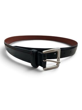 Genuine vintage COACH 5960 black polished cowhide leather belt medium 34 men’s